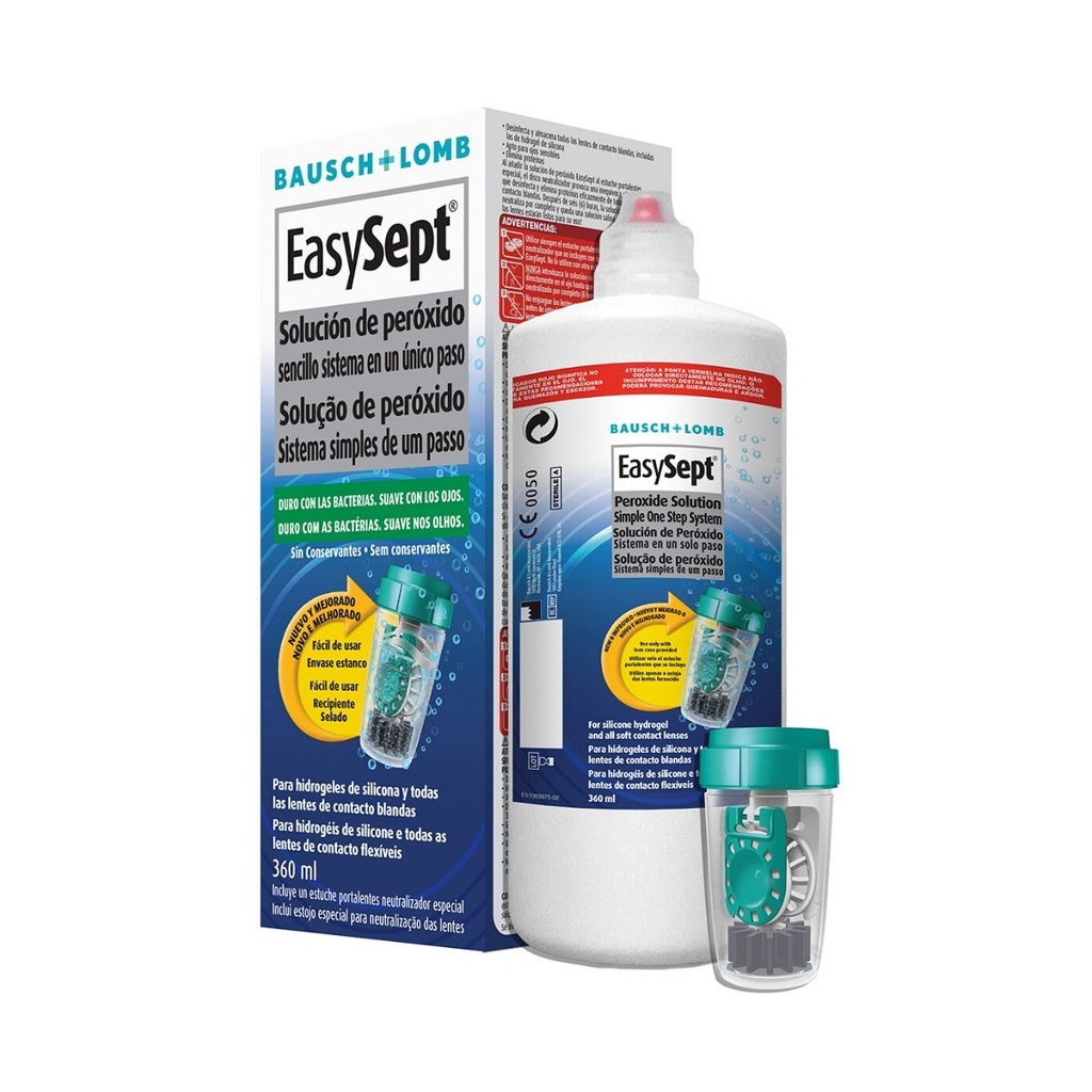 Easysept 360 ml. + Estuche Bausch & Lomb