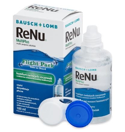 [BL.159] Solución Única Renu Multiplus Flight Pack 100 ml Bausch & Lomb.